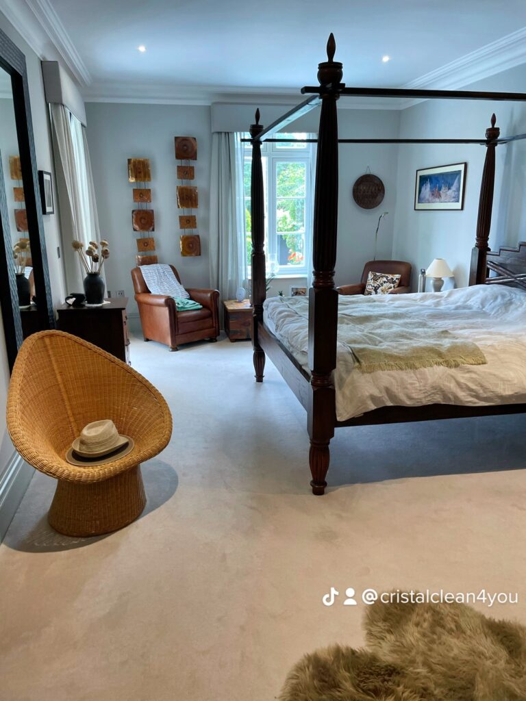 clean bedroom
