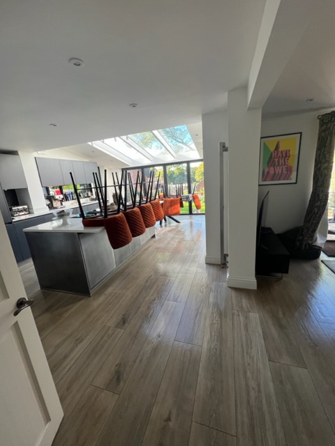 clean living room